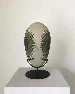 Oasis (2018) - blown and cut glass, steel