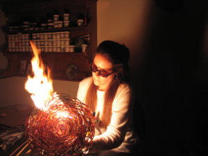 Flameworking Process Shot