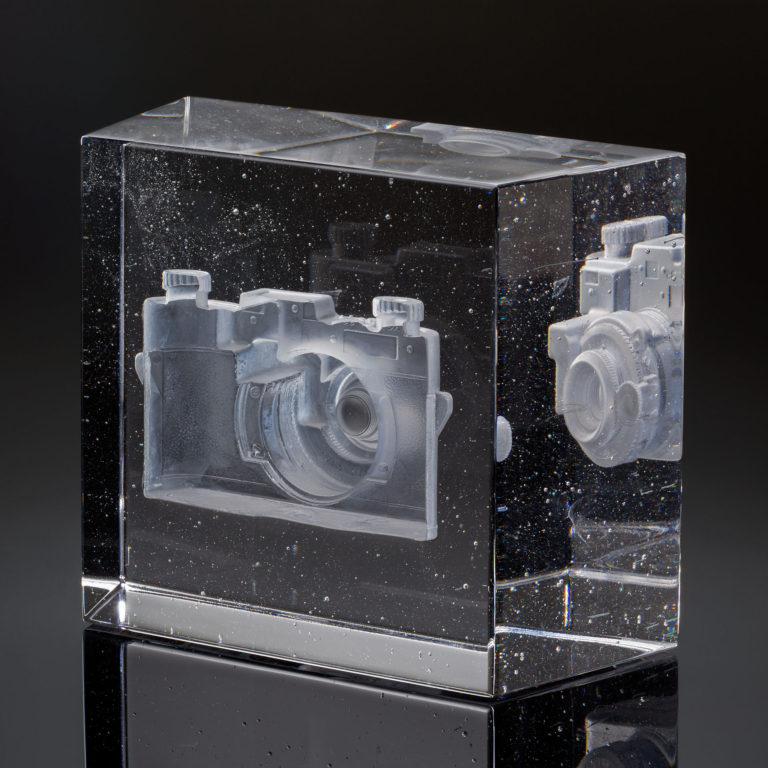TITLE: Forgetting In The Process Of Remembering I
DATE: 2019
SIZE: 7”L x 5W x 6.75”H
METHOD: Negative core casting, Polished
MATERIALS: Glass
PHOTO: Keay Edwards