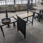glass blowing bench