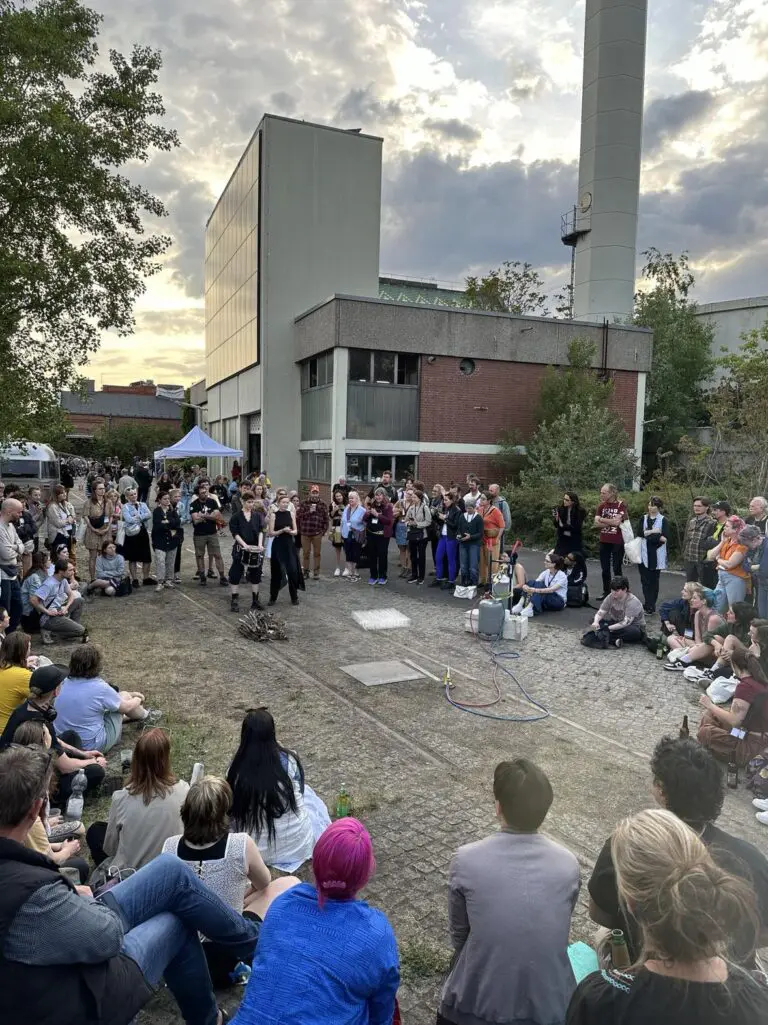 Basking in the glow of Emilia Marcjasz's performance, "Bonfire".