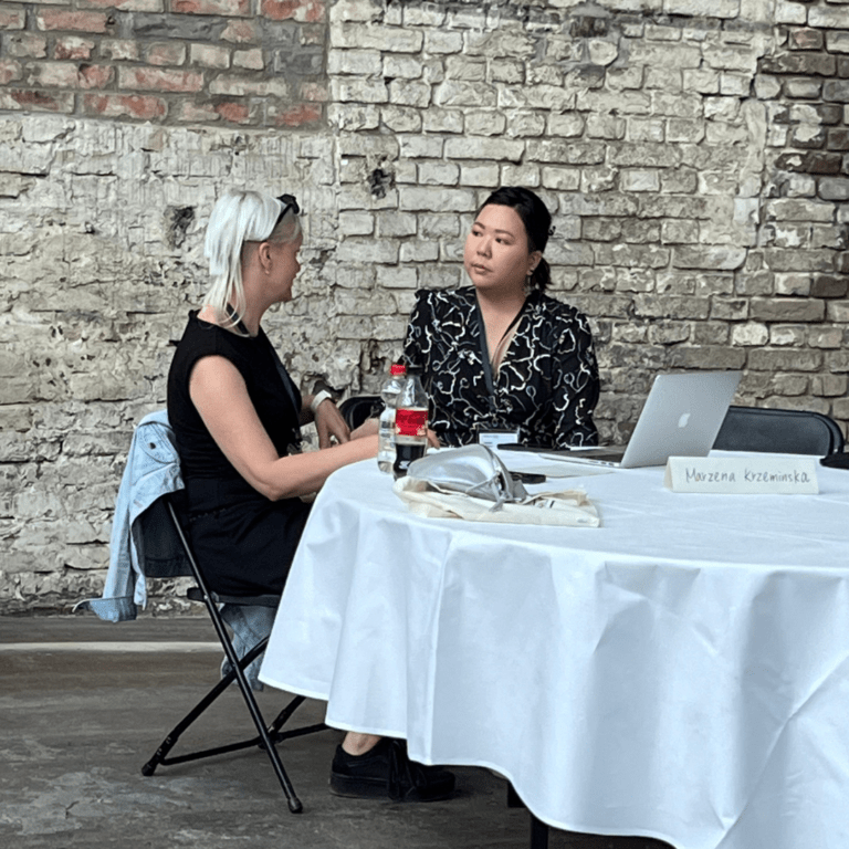 A team of experienced professionals are available at conferences to review artists' portfolios.