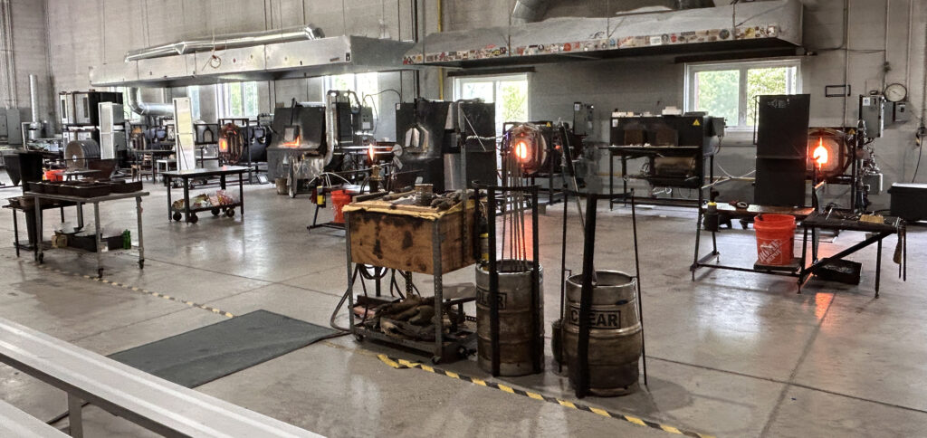 Neusole Glassworks hotshop